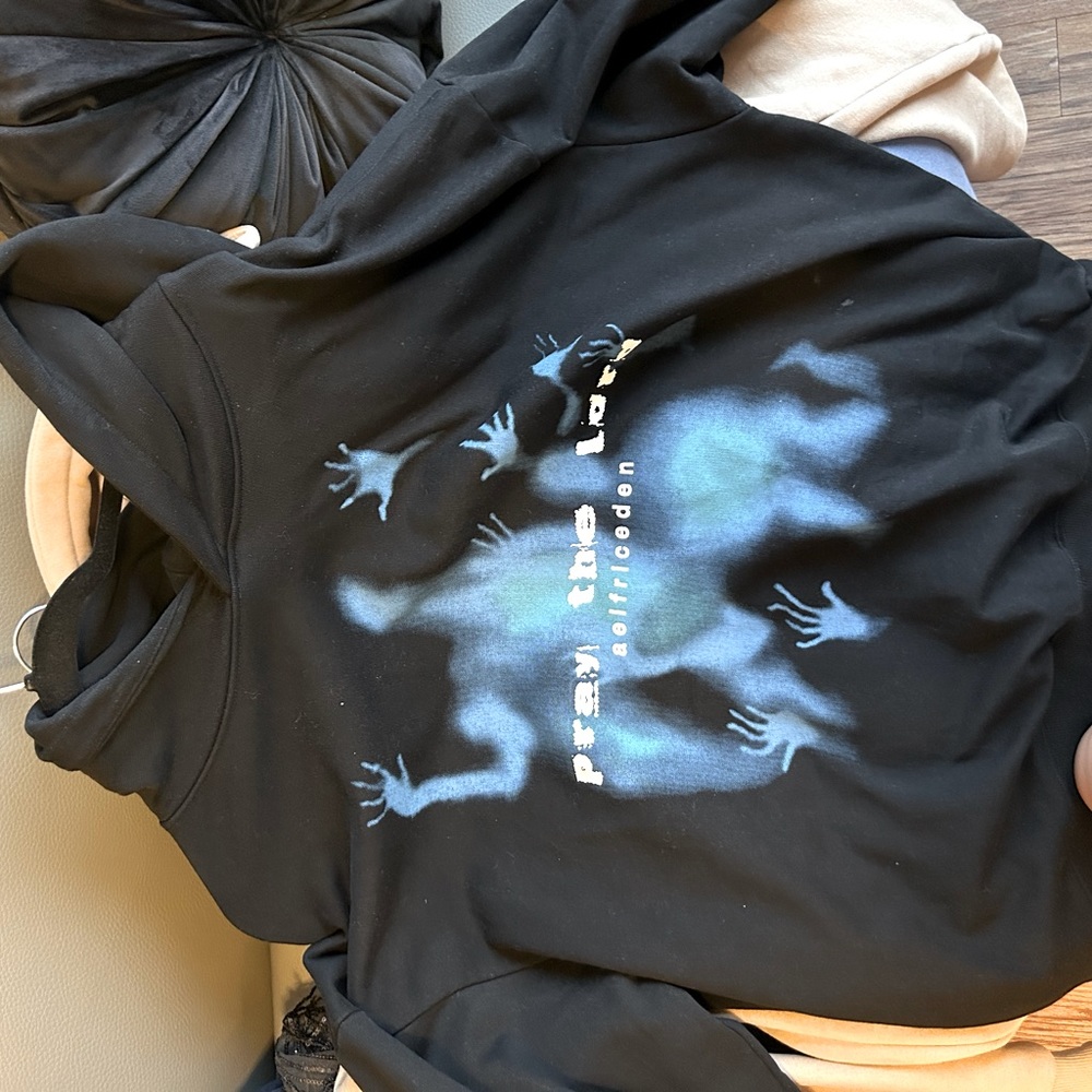 Aelfric Eden Black Pray the Lord hoodie, size XL